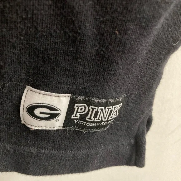 PINK Victoria's Secret Red and Black cotton Cowl-neck Pullover. Comfy,casual. - Picture 3 of 4